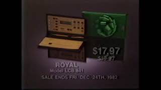 McDade's Christmas Sale with Checkbook Calculator and Kodak Disc Camera (1982 Christmas Commercial) screenshot 3