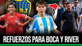 🔥BOCA quiere a ALAN LESCANO + River va por una JOYA de SELECCIÓN + ESCÁNDALO con MESSI en INDIA
