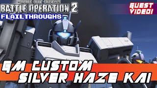 Gundam Battle Operation 2: Guest Video: RGM-79N GM Custom Silver Haze Kai