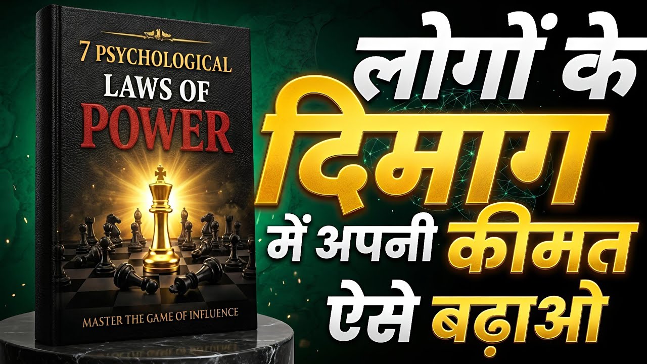 7 Psychological Laws of Power Book Summary in Hindi | ताकत का असली विज्ञान जो आपकी सोच बदल देगा