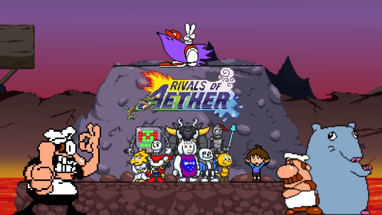 Rivals of Aether With a Side of Pizza Tower