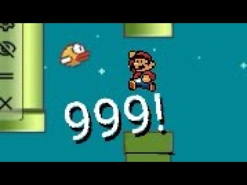 Video: Igralec Super Mario World Preobrazi Igro V Flappy Bird