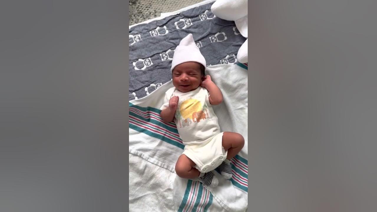 Newborn unswaddling after nap YouTube