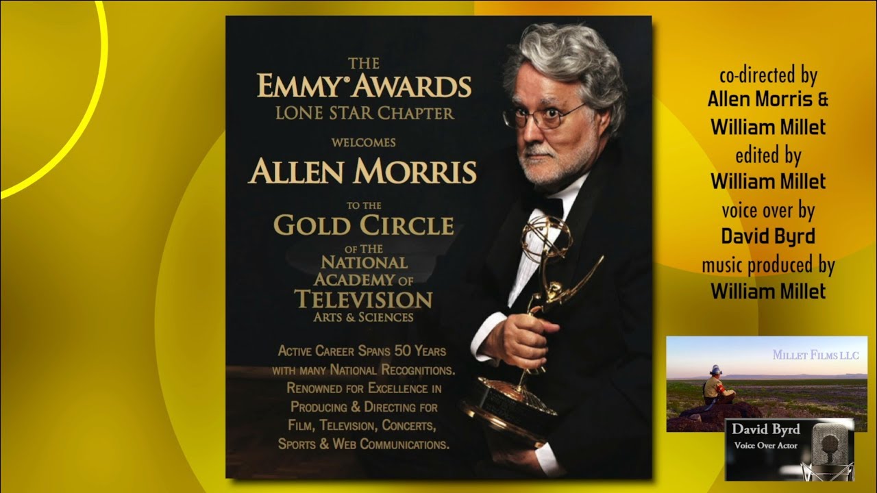 ALLEN R MORRIS 2019 LONE STAR EMMY AWARDS GOLD CIRCLE LIFETIME