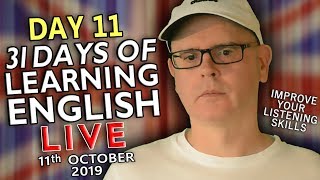 31 Days of Learning English - Friday 11th October - improve your English - TASTE / MONEY  - day 11