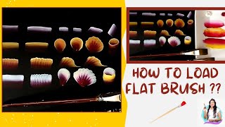 How to Double Load a Brush  in One Stroke Painting ???? | Basic Strokes ?? | Practice Strokes...