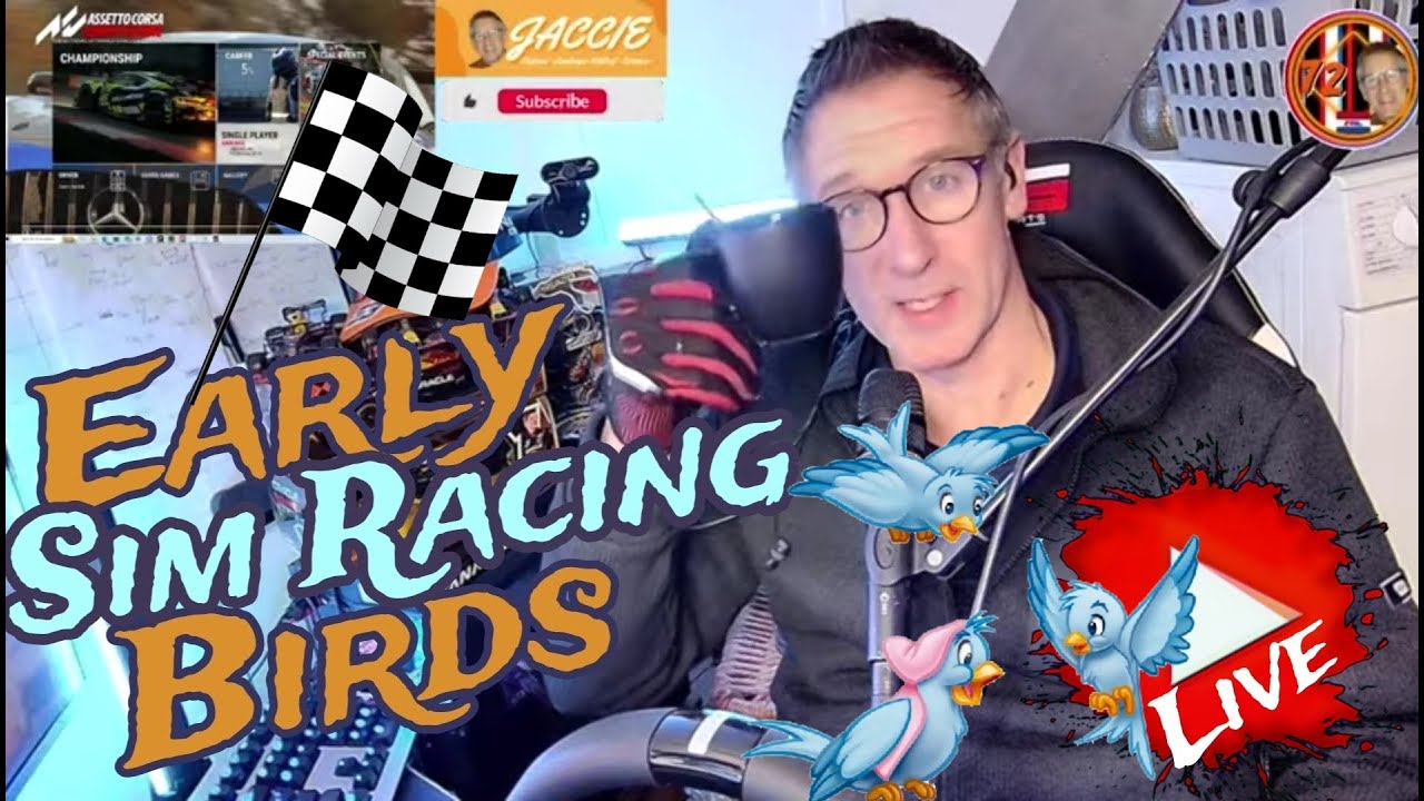 Early Sim Racing Early birds Sim Racing! New week already? Don't forget your Coffee ...
