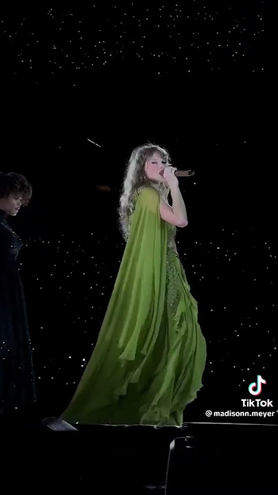 The Taylor swift cardigan TikTok trend but with the eras tour