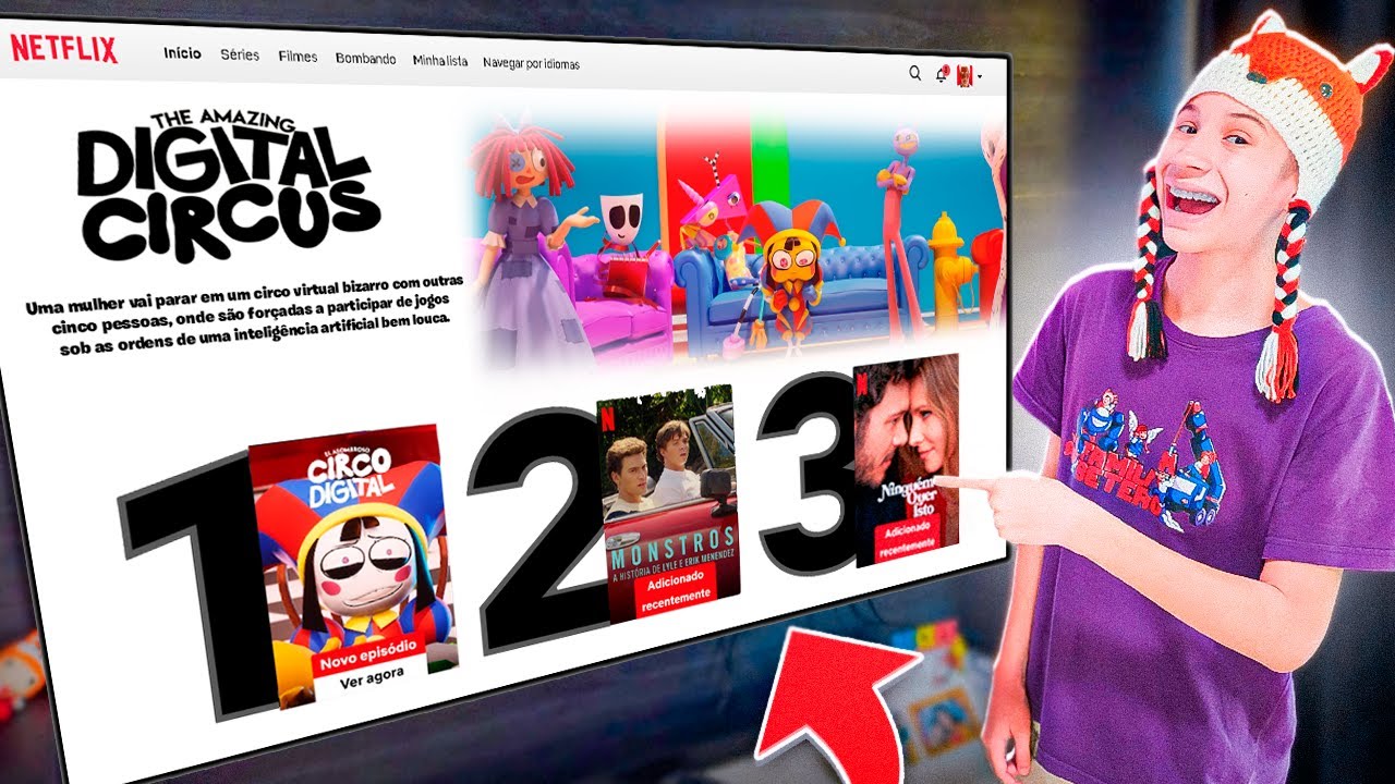 ASSISTIMOS CIRCO DIGITAL COMPLETO NA NETFLIX