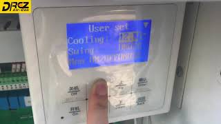 Drez Air Conditioner Control Panel Setting Temperature
