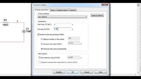 Multisim - AC analysis, Transient analysis [SPAL LAB]