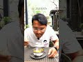 Trying the paya soup from Ahilya Devi Thali Pune