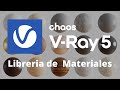 VRay 5  Añade tus MATERIALES (material library)