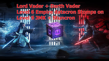 NEW Empire Datacron Stomps on JMK + CAT - LV+DV are a deadly Duo - SWGOH