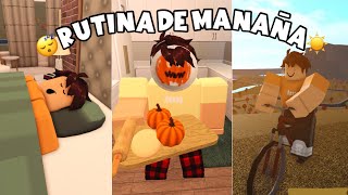 MI RUTINA DE MAÑANA EN BLOXBURG