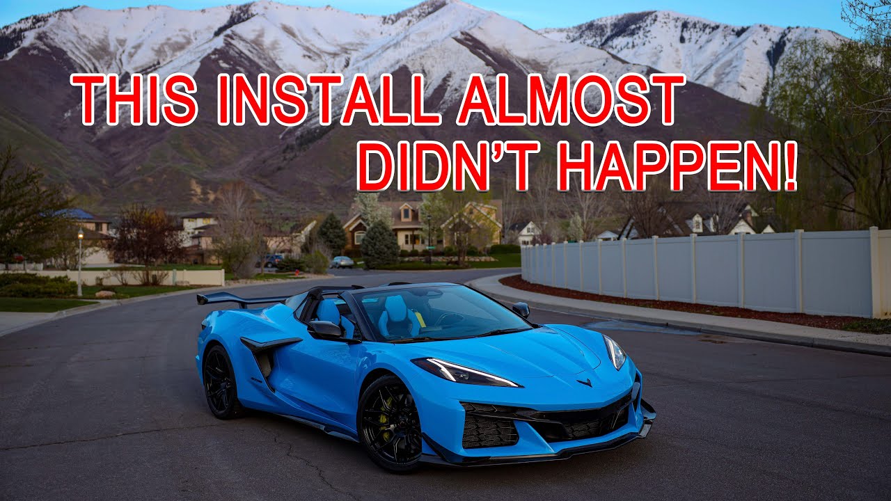 This install of our Full Carbon Fiber Z06 Aero Kit almost got ruined because of this simple mistake!