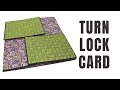 Easy Turn Lock Card Tutorial