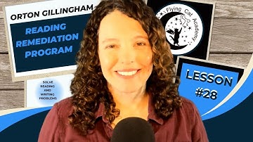 Lesson 28 - Reading Remediation Lesson Using the Orton Gillingham Method from Flying Cat Academy