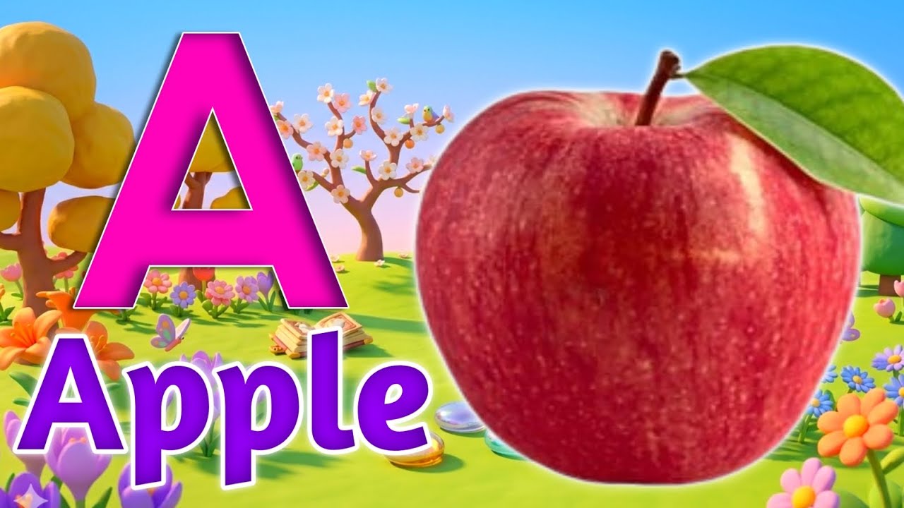 Phonics Song with TWO Words - A For Apple - ABC Alphabet Songs with ...