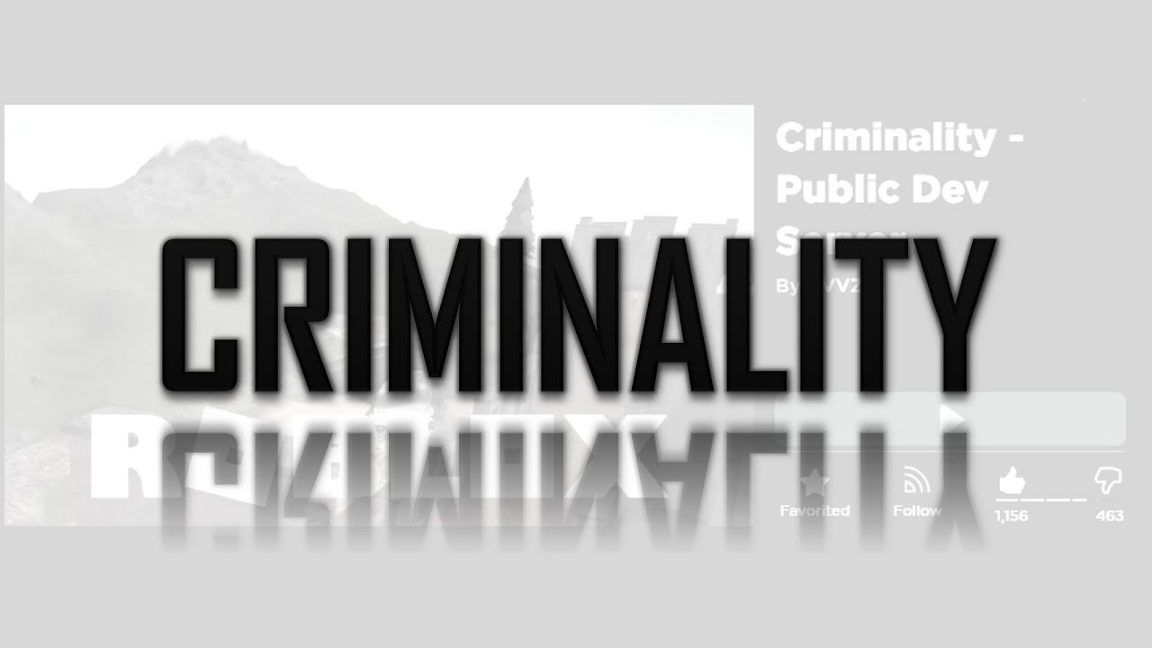 Criminality Trailer Youtube - criminality roblox