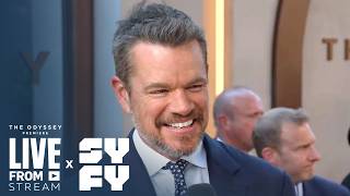 What Left Matt Damon IN AWE While Filming The Odyssey | SYFY