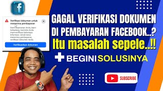 CARA VERIFIKASI DOKUMEN DI FACEBOOK‼️💯 % BERHASIL