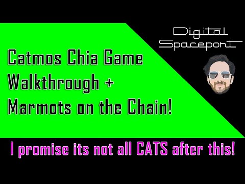 Chia CAT Game Catmos Walkthrough and NFT put on the Chia Blockchain for SpaceMarmots