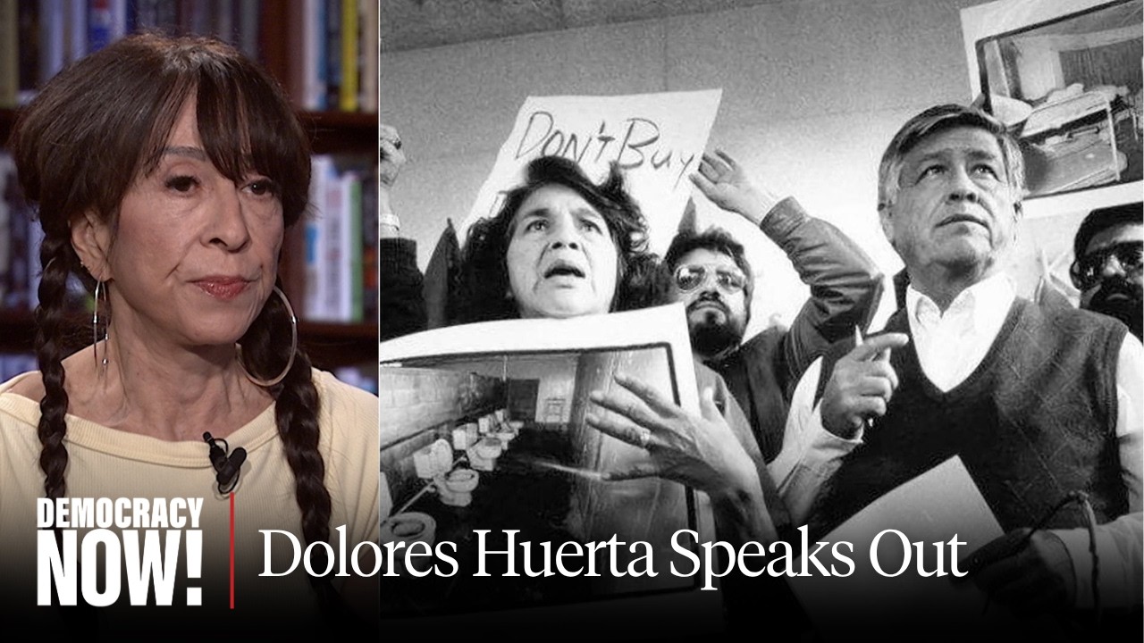Labor Icon Dolores Huerta, 95, Reveals She, Too, Was Raped by Cesar Chavez; Speaks to Maria Hinojosa