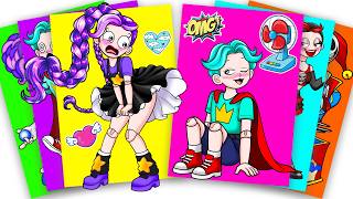 LILY LOVEBRAIDS HAS A SECRET BROTHER - Poppy Playtime 5 | Sticker Book DIY