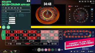 Roulette Dozen-Columns SOFTWARE NEW UPDATE | How to win Roulette Dozen Columun | GIVEAWAY screenshot 5