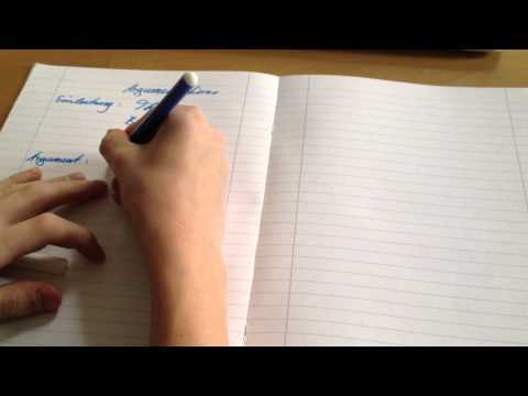 Argumentation schreiben -