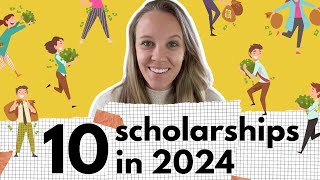 10 Scholarships To Apply for in 2024