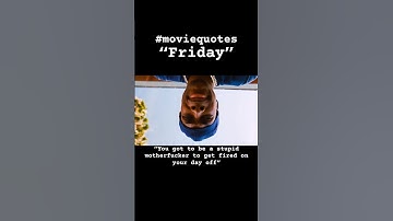 You gotta be a stupid mother to get fired on your dayoff #friday #christucker #icecube #moviequotes