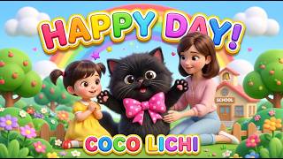 Coco Lichi’s Happy Day 🌈 | Fun Nursery Rhyme for Kids | Kids Songs & Rhymes