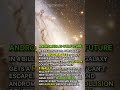 When Andromeda Crashes Into the Milky Way 💀 #Space #Galaxy #Astronomy