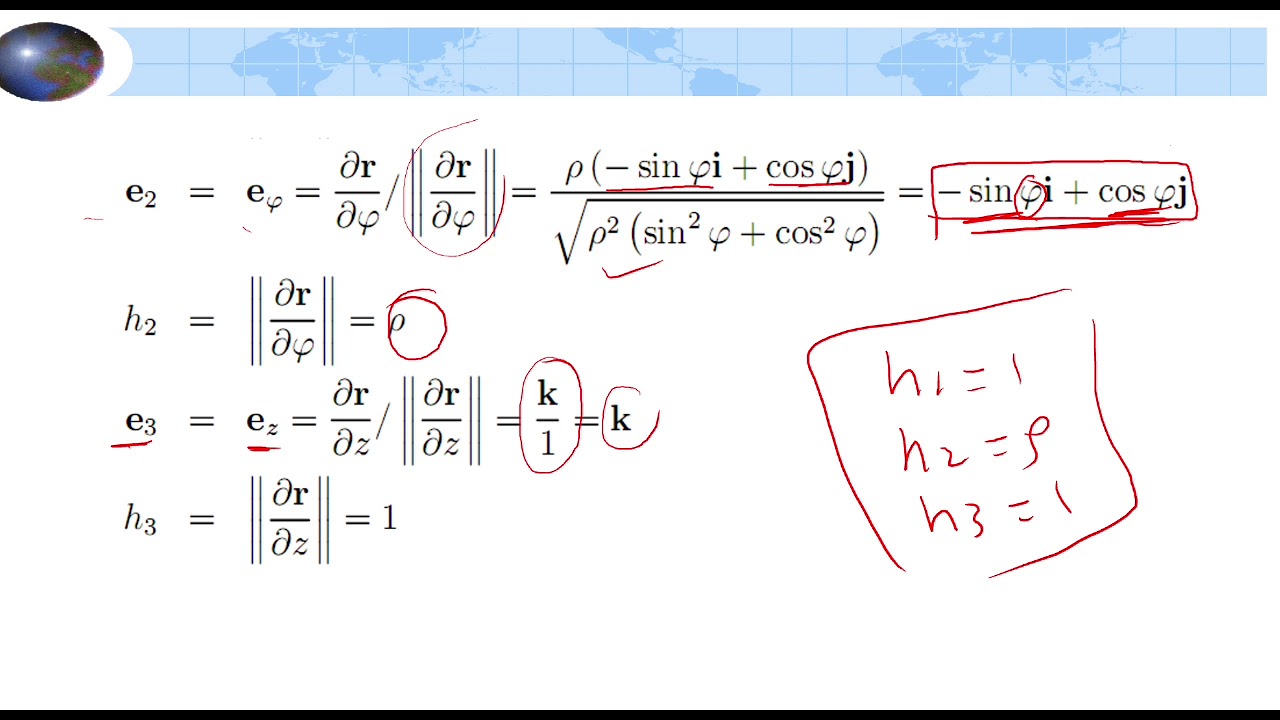 Cylindrical Coordinates - YouTube