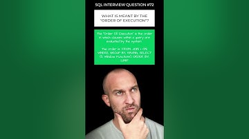SQL Interview Question 72 #datascience #sql #shorts