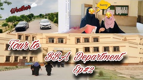 Gcuf tour | EP#2 | BBA department | Jinnah Block | New campus | #poppybhai