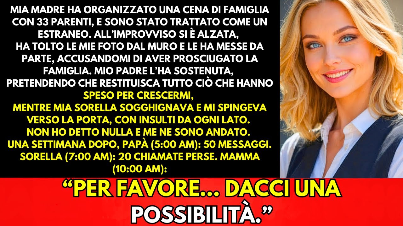 Mia Madre Ha Organizzato Una Cena Per 33 Parent i Mentre Venivo Ignorata