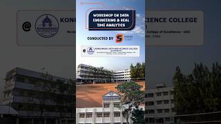 Data Engineering &amp; Real-Time Analytics Seminar | Kongunadu Arts &amp; Science College | Sadhvi Academy