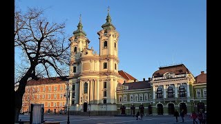 Travel And Enjoy Christmas Atmosphere At Dobó Square In Eger City, Capital Of Heves County, Hungary