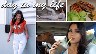 Day In My Life Vlog | Taking Instagram Photos, Ab Routine, Healthy Turkey Quesadilla