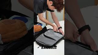 Large-capacity backpack that can withstand heavy rain #airline #whatsinmybag #travel #bag