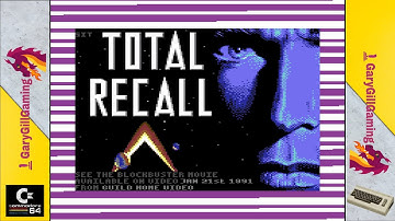 Total Recall (1990) C64 Loader And Gameplay