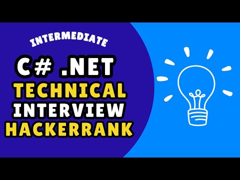 C# .NET HackerRank Technical Interview Question (Intermediate)
