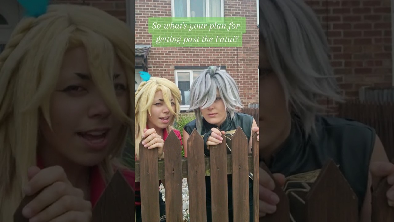 Al's Plan for getting past the Fatui #cosplay #genshinimpact #alhaitham #kaveh #short #shorts