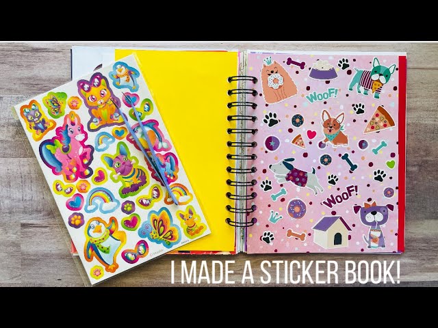 Super Fun & Easy DIY Sticker Book Tutorial! 