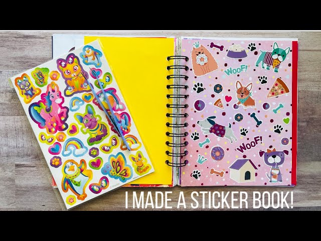 DIY Reusable Sticker Book: Flip through & Tutorial 