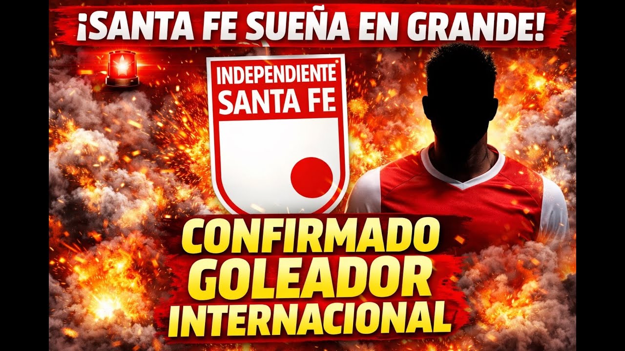 ¡SANTA FE SUEÑA EN GRANDE! CONFIRMADO GOLEADOR INTERNACIONAL