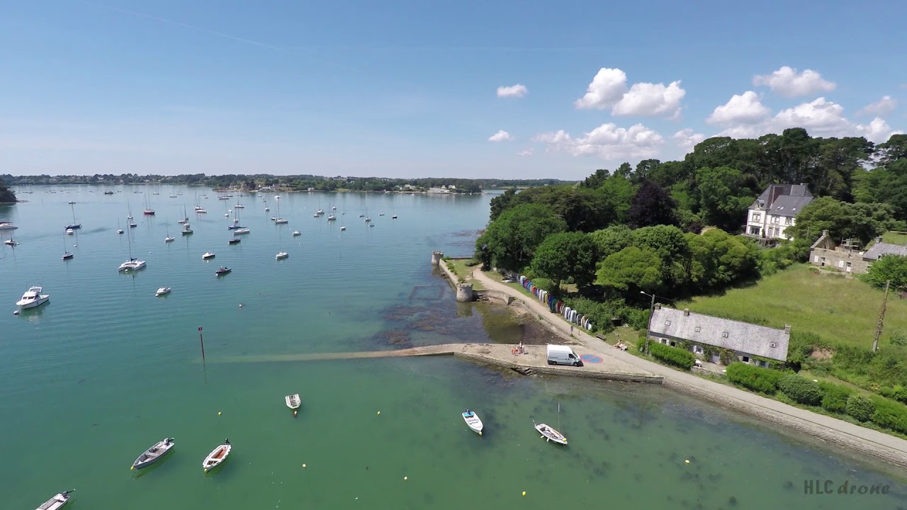 Pen er Men par drone dans le Morbihan